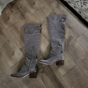 Over The Knee Suede Boots.
